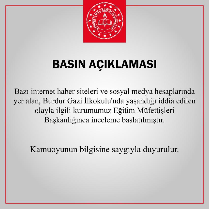Burdur'da okulda istismar iddiası!