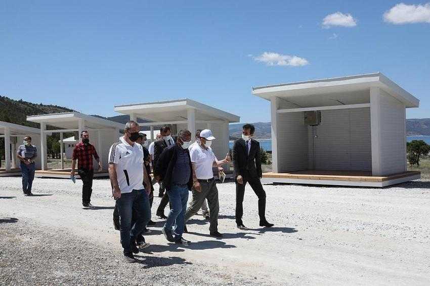 Vali Arslantaş Salda Gölü Çevresinde İncelemede Bulundu