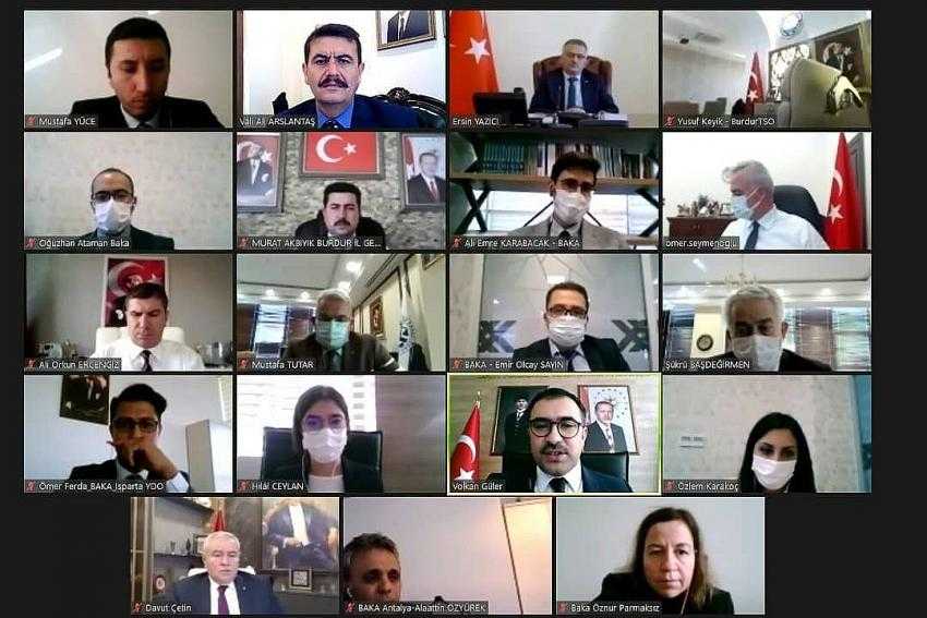 BAKA Yönetim Kurulu 2020 yılı son olağan toplantısı Vali Arslantaş başkanlığında yapıldı