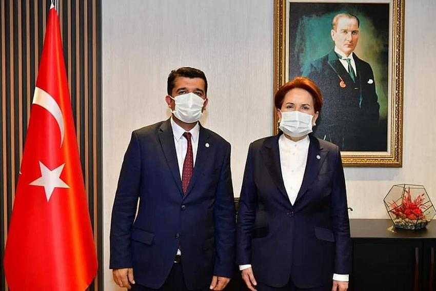 İyi Parti İl Başkanı Erkan'dan Genel Başkan Akşener'e ziyaret