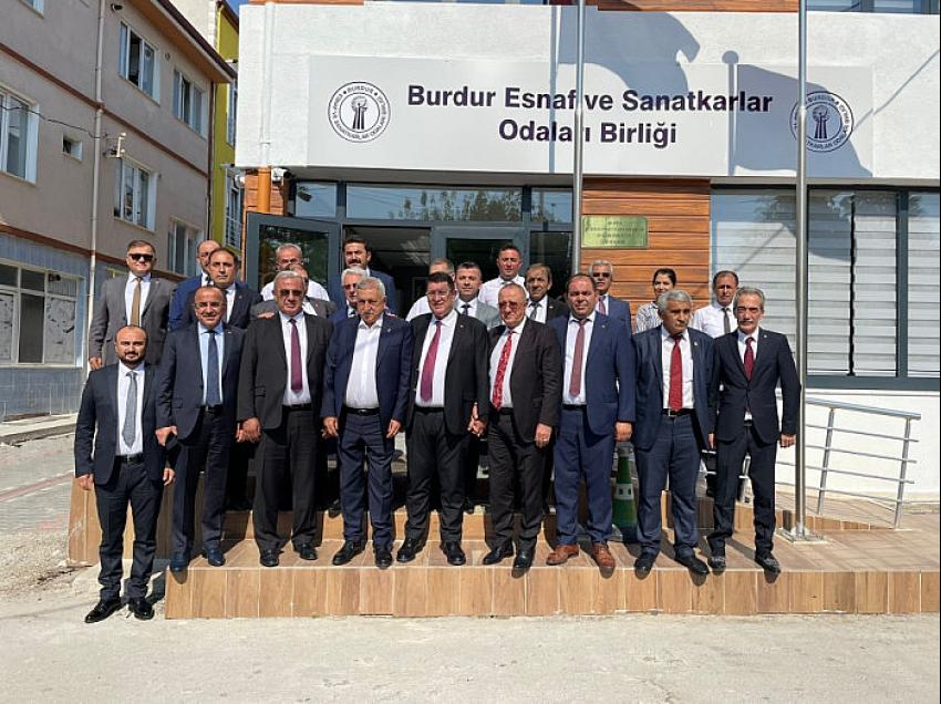 TESK Başkanı Bendevi Palandöken Burdur'da