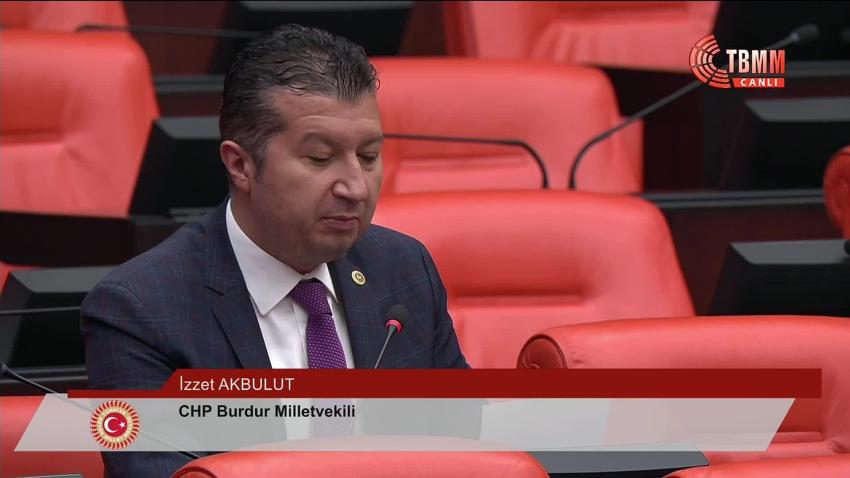 Milletvekili Akbulut’tan Meclis’te "Su" İsyanı