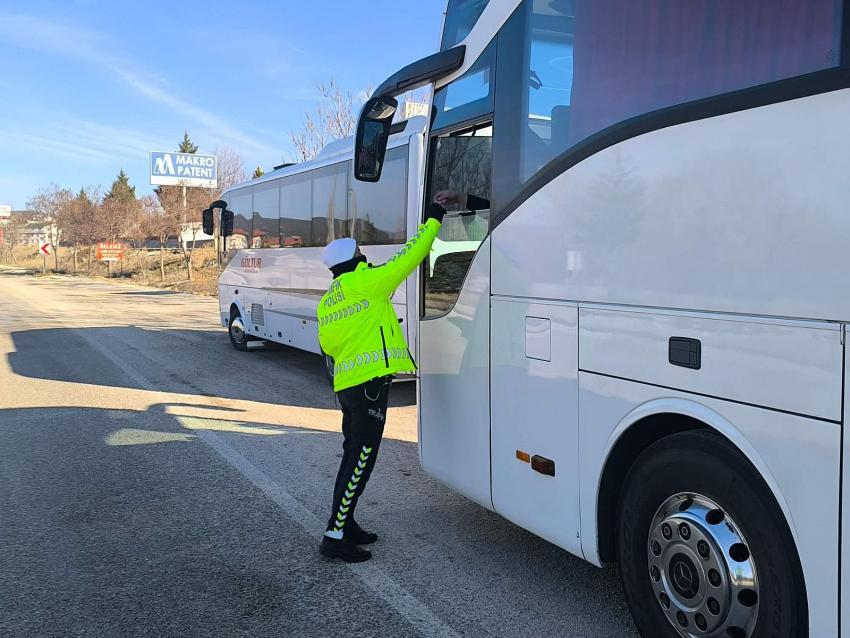 EMNİYET TRAFİK EKİPLERİNDEN TRAFİK DENETİMİ