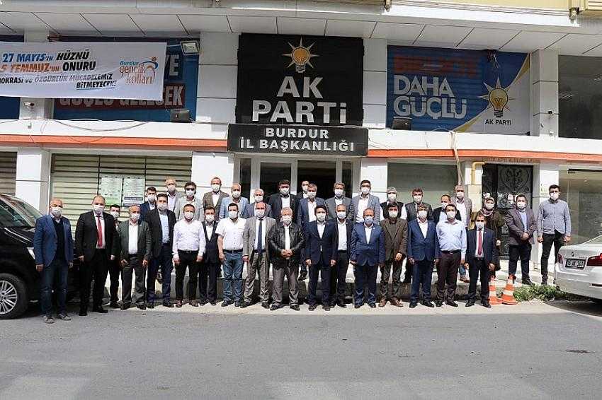 AK Parti'ye Burdur MHP'den Ziyaret