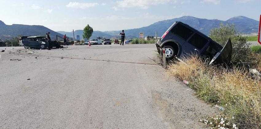 Burdur'da Feci Kaza