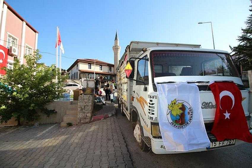 Tefenni'den Manavgat'a Yardım Seferberliği