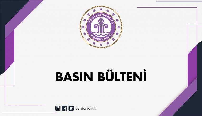 BURDUR EMNİYET MÜDÜRLÜĞÜ ASAYİŞ ÇALIŞMALARINDA TÜRKİYE BİRİNCİSİ