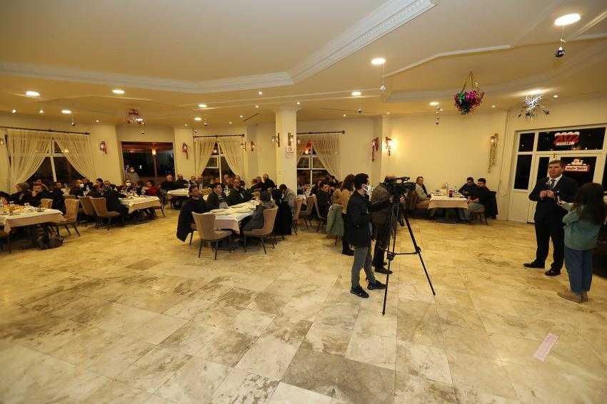 Başkan Ercengiz'in davetine Burdur Basınından Yoğun Katılım