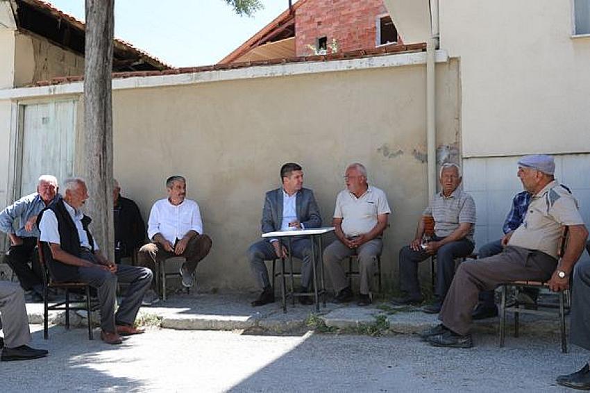 Başkan Ercengiz’den Yenice Mahalle Kahvesine ziyaret