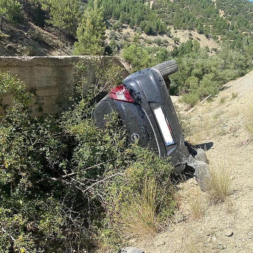 DOSTLUK YOLUNDA TRAFİK KAZASI: 1 YARALI