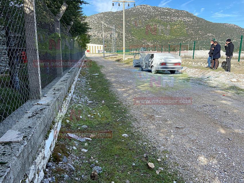 Yanan aracın içinde ölü bulundu