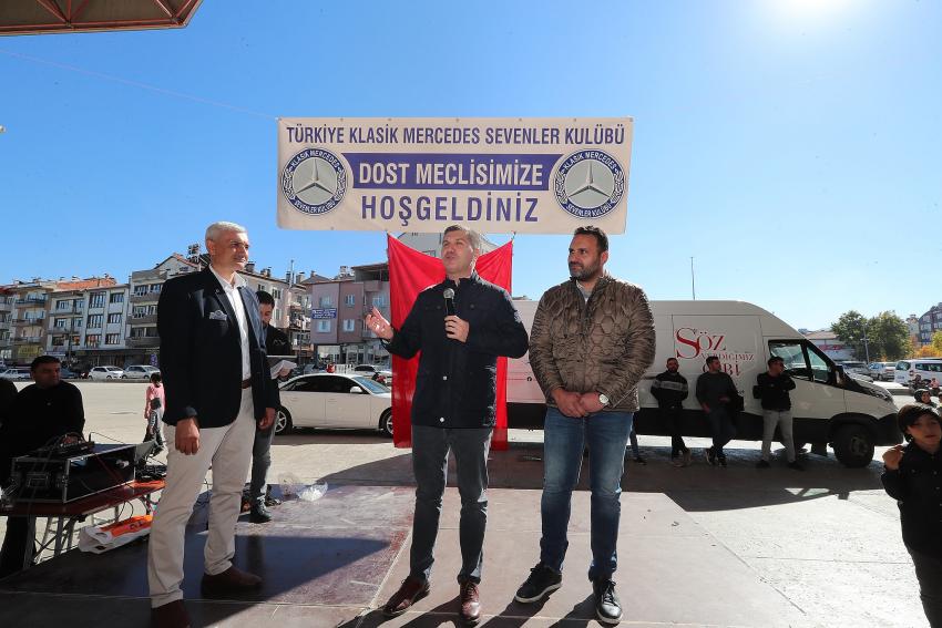 KLASİK MERCEDES TUTKUNLARI BURDUR’DA BULUŞTU