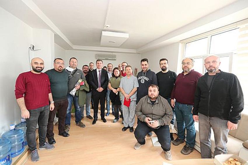 Başkan Ercengiz’den sağlık çalışanlarına ziyaret