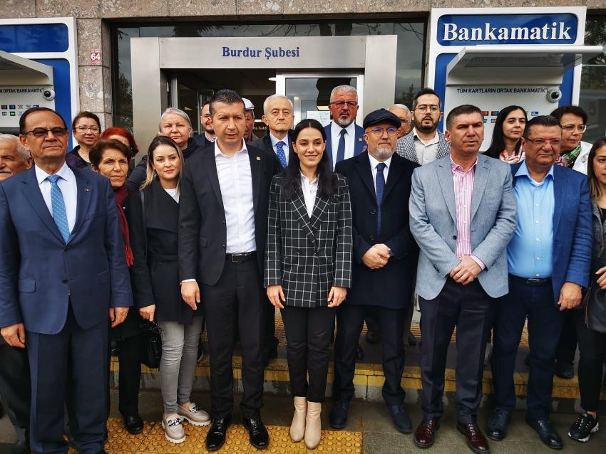 Burdur’da Kemal Kılıçdaroğlu’nun seçim kampanyasına bağış desteği