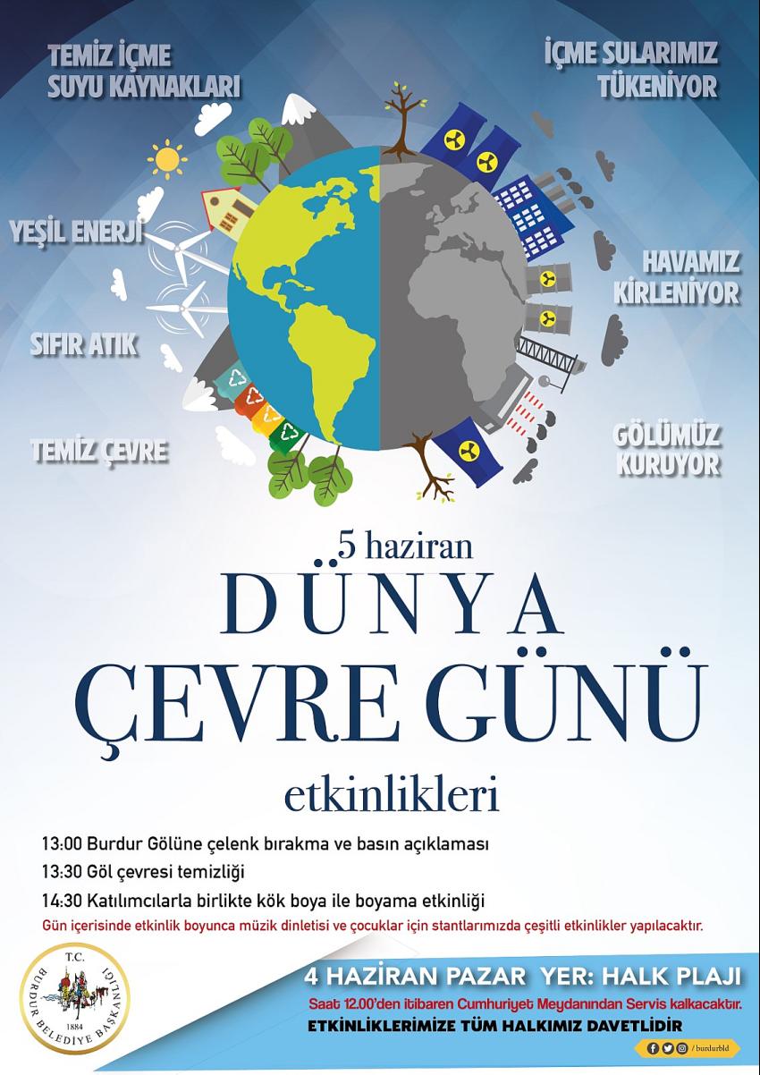 Burdur Belediyesi’nden Çevre Günü etkinliği