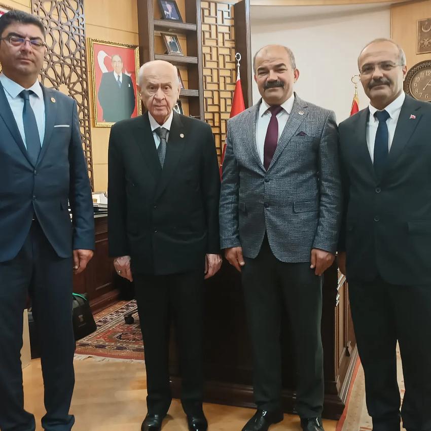 MHP Burdur heyetinden Devlet Bahçeli’ye ziyaret