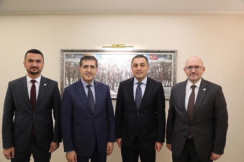 Vali Öksüz'den Ankara'da proje ve yatırımlara yakın takip