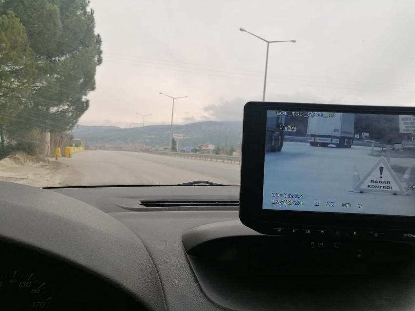 Burdur'da 2 Günde 70 Araca Radar Cezası