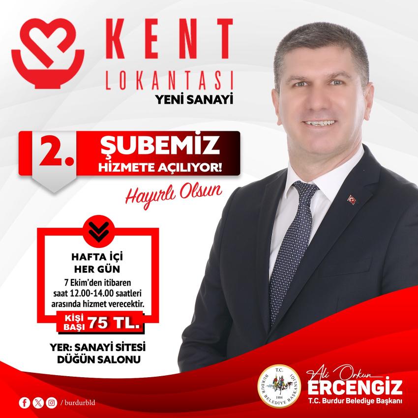“Kent Lokantası 2. Şubesi” Hizmete Başlıyor
