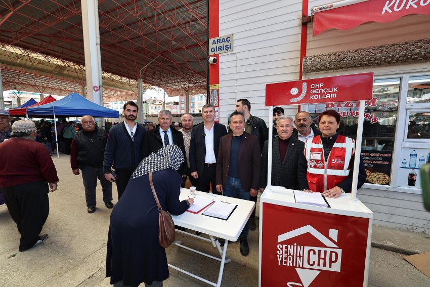 CHP’den Salı Pazarı Çıkarması