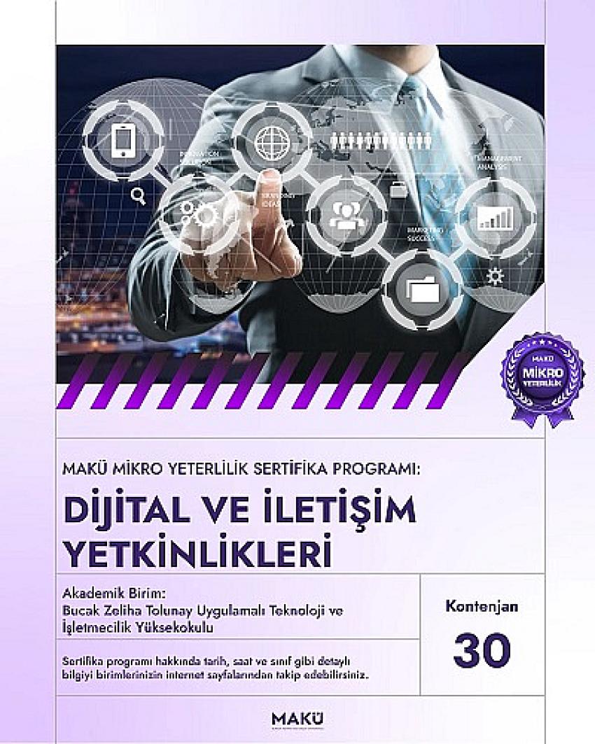MAKÜ’de 53 programda açılan mikro yeterliliklere yoğun ilgi