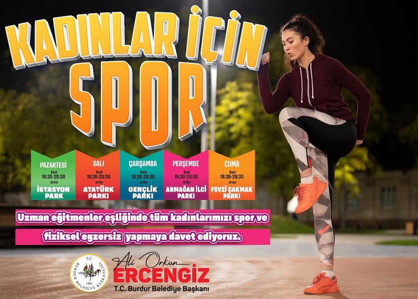 Burdur’da Kadınlara Özel Ücretsiz Spor Etkinlikleri Başlıyor!