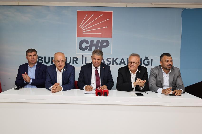 CHP Heyeti Burdur'da: 