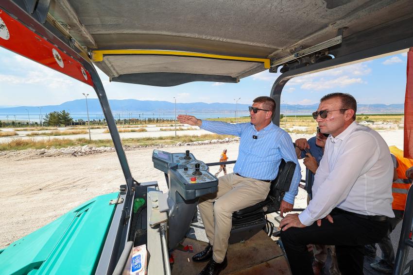 Burdur'da Yeni Hastane Yolunda Asfalt Çalışması Başladı