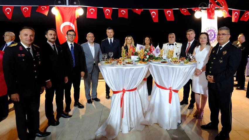 Burdur’da Zafer Bayramı Resepsiyonu
