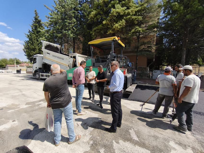 Burdur’da Asfalt Çalışmaları Hız Kesmeden Sürüyor