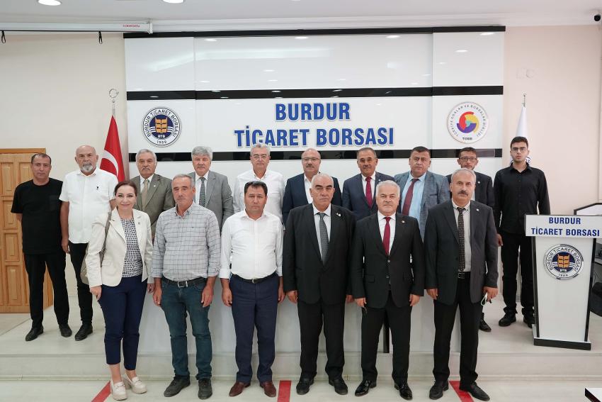 Başkan Gündüzalp Burdur Tarımını İYİ Parti Heyeti’ne Anlattı