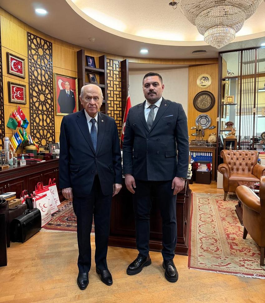 MHP Burdur İl Başkanı Gün, Bahçeli İle Görüştü