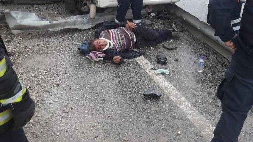 Burdur’da trafik kazası; 1 yaralı