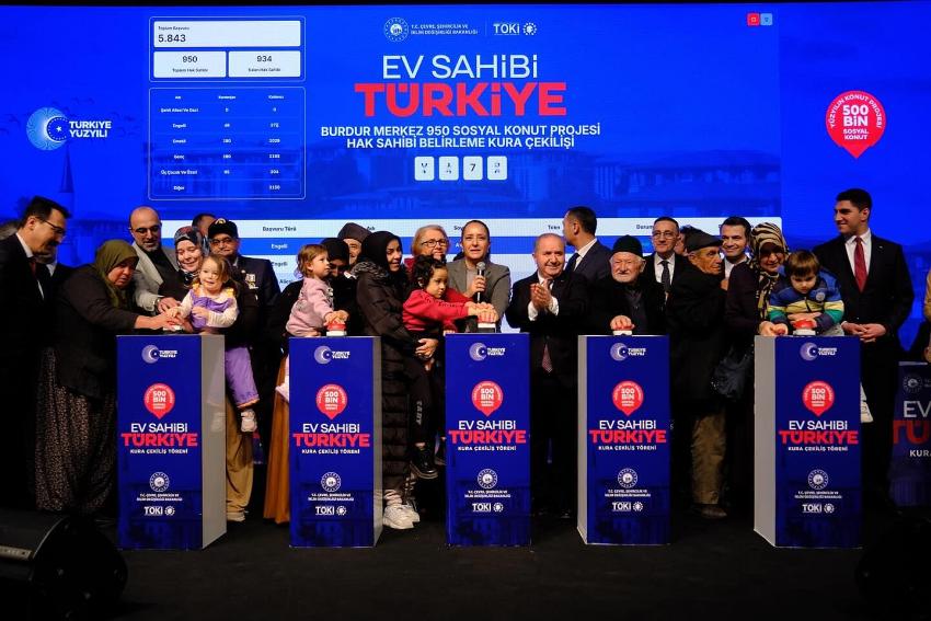 Burdur’da 2 Bin 206 Konutun Sahipleri Belli Oldu