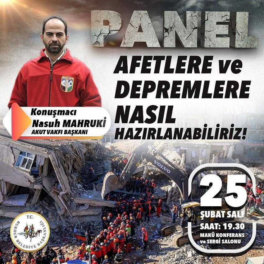 Nasuh Mahruki Burdur’a konuk olacak