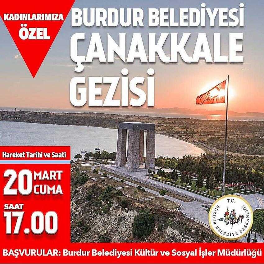 Başkan Ercengiz'den kadınlara özel Çanakkale gezisi 
