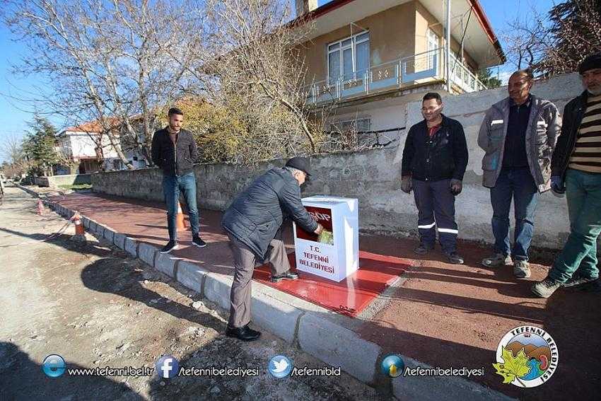 Tefenni'de Çöp Bidonları Yer Altına İniyor