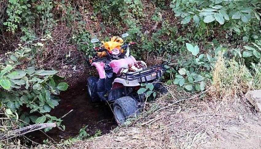 ATV İLE DEREYE UÇAN KADIN ÖLDÜ