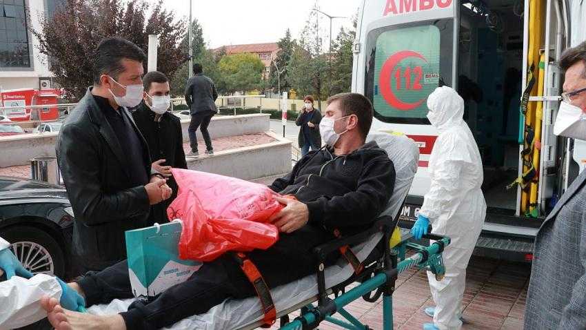 Başkan Ercengiz tedbir amaçlı Antalya'ya sevk edildi