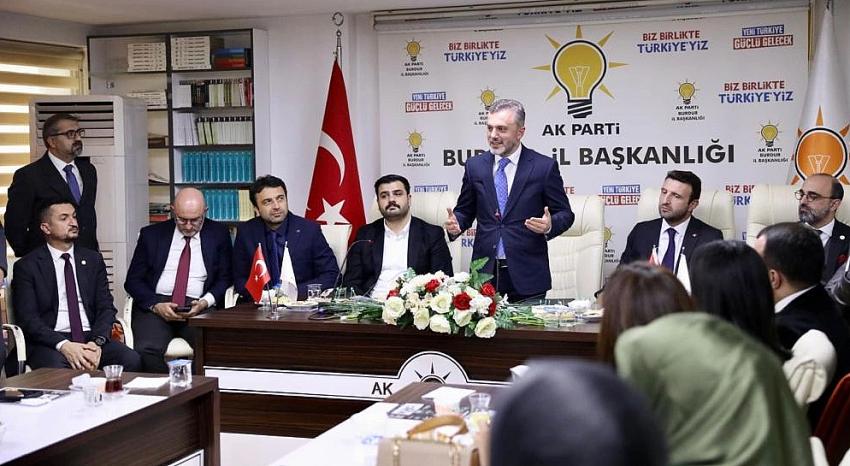 AK Parti Genel Başkan Yardımcısı Erkan Kandemir, Burdur'da