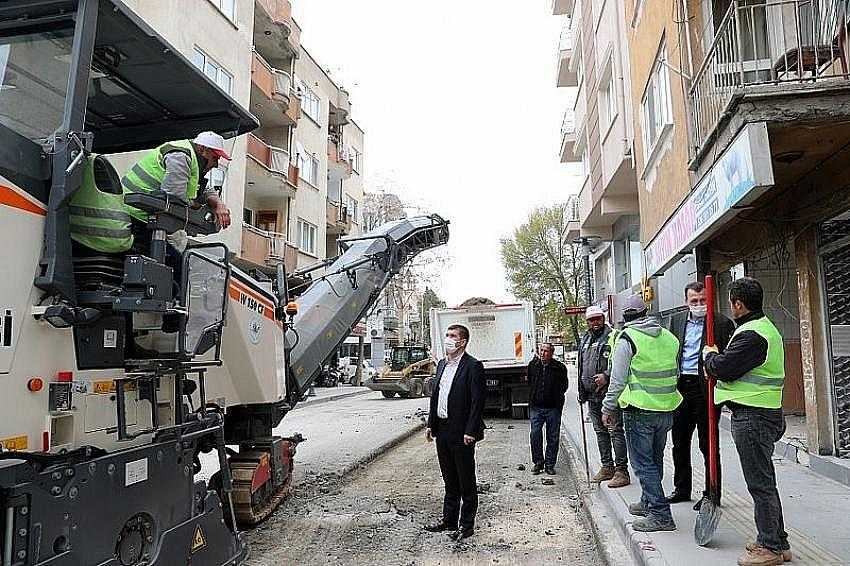 Adliye Caddesinde çalışmalar başladı