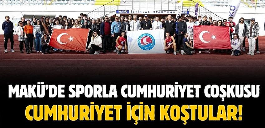 MAKÜ’de Cumhuriyet’in 102. Yılına Özel Koşu