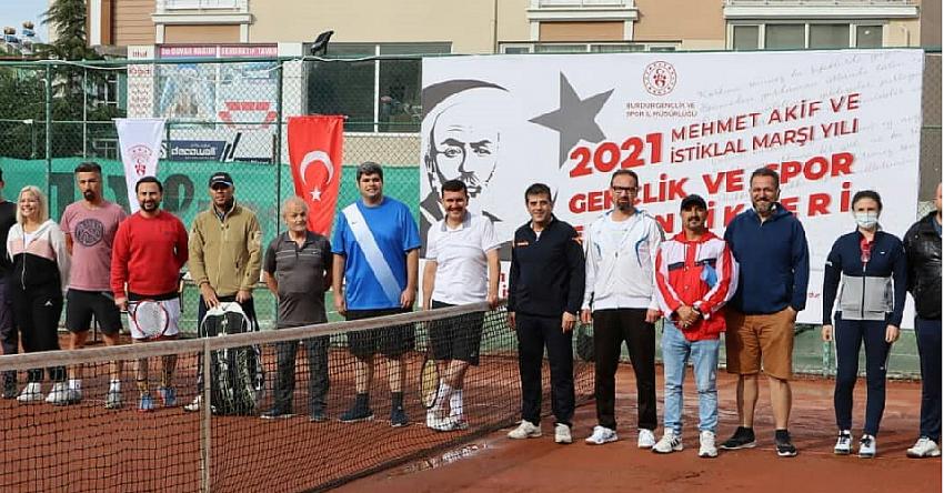 2021 Mehmet Akif ve İstiklal Marşı Yılı Tenis Turnuvası Başladı