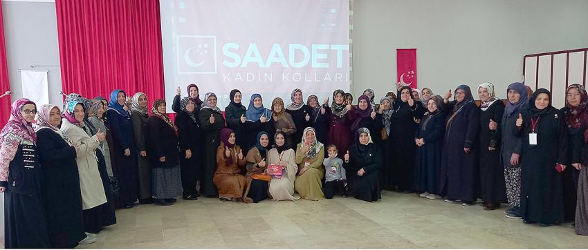 SAADET PARTİSİ KADIN KOLLARI BURDUR’DA TOPLANDI