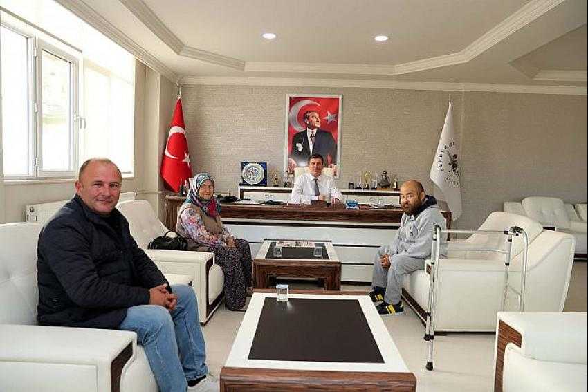 Büğdüz’lü Ahmet’ten Başkan Ercengiz’e ziyaret