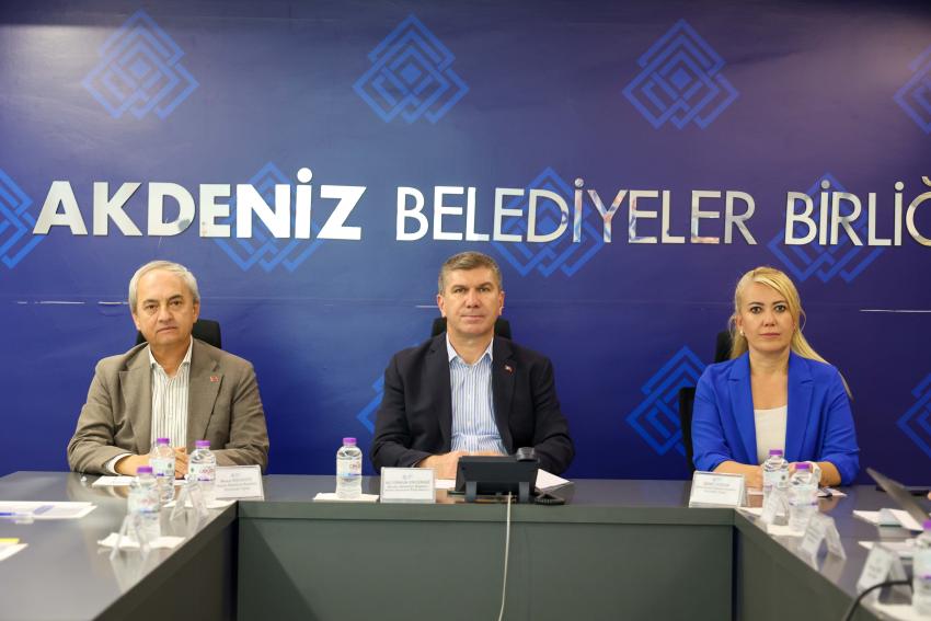 Akdeniz Belediyeler Birliği Encümen toplantısı gerçekleştirildi