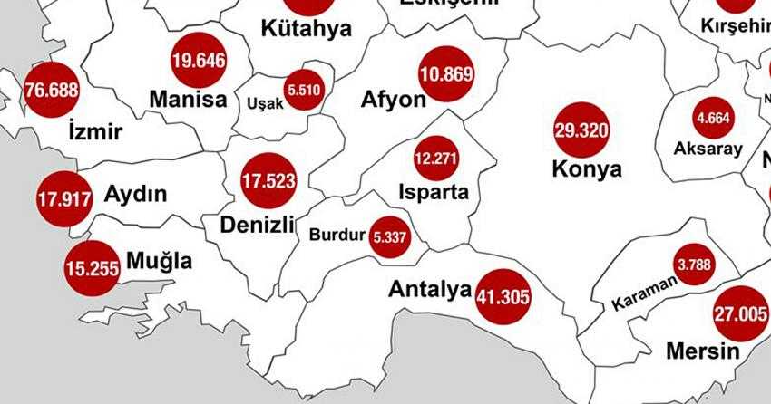 BURDUR’DA 5.337 KİŞİ AŞILANDI