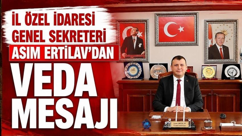 İl Özel İdaresi Genel Sekreteri Asım Ertilav