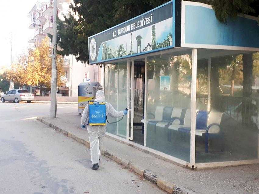 Burdur Belediyesi Dezenfeksiyon Çalışmaları Devam Ediyor