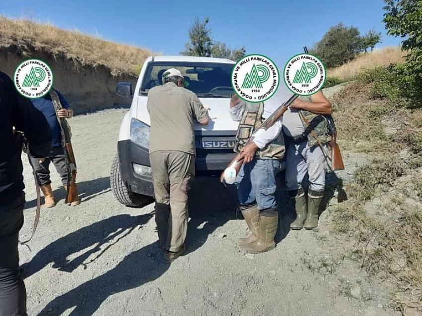 Burdur’da kaçak avcılara 41 bin TL Ceza